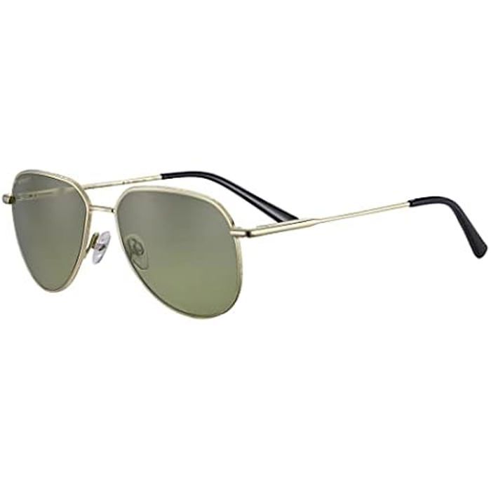 Serengeti Haywood Lunettes de Soleil, Doré Clair (Small Shiny Light Gold), S Mixte