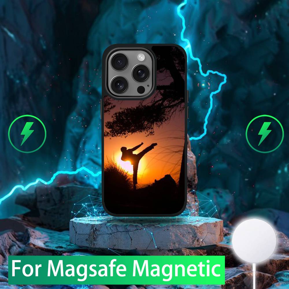 

Oyama Kyokushin Karate Phone Case For iPhone 16,15,14,13,12,11,Pro,Max,Plus,Mini,SE New Magsafe Magnetic Wireless Charging iPhone11