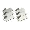 6Pcs/Lot Self Adhesive Stainless Steel Wall Glass Stick Hooks Hangers Holders