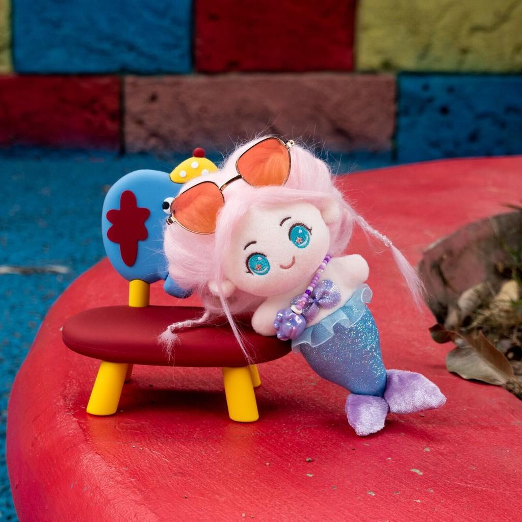 Pluszowa lalka z serii Syrenka z wypełnieniem z bawełny PP, idealna na prezent i do pokoju zabaw dla dzieci