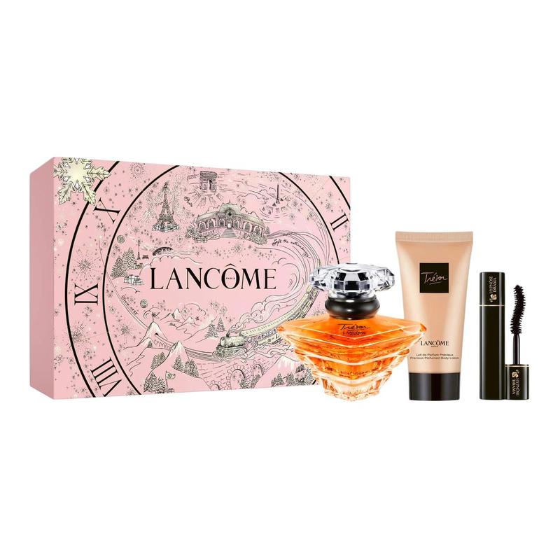 Lancôme Brilliant Treasure Perfume Set EDP Floral Fragrance 30ml+50ml+2ml коричневый