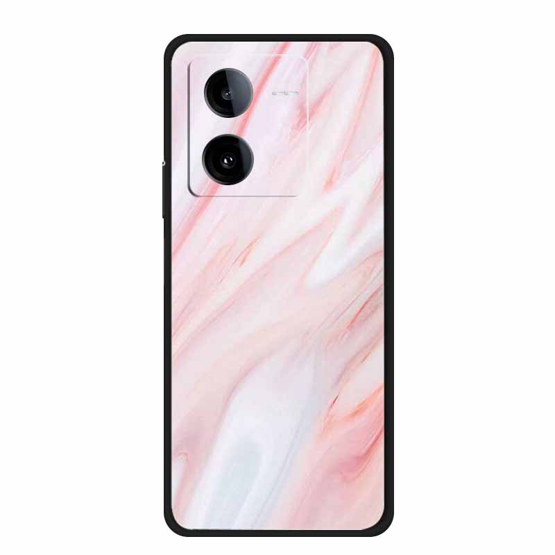 Phone Cover For Vivo iQOO Z8 5G Cases 6.64" Marble Soft TPU Silicone Para for Vivo iQOO Z8 V2314A 2023 Back Case Bumper Fundas