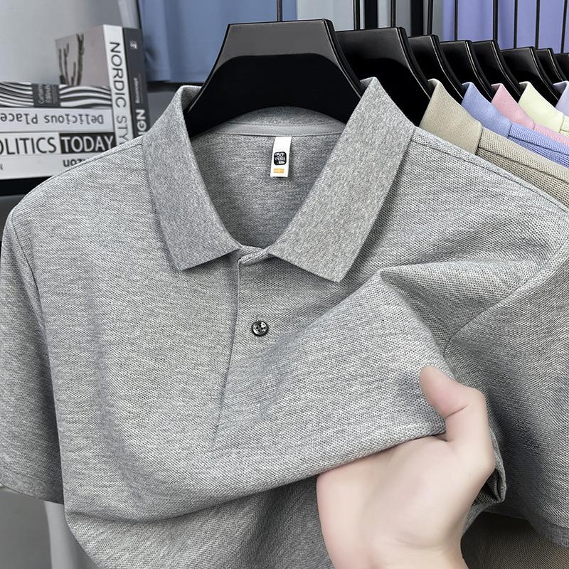 Short Sleeve T-Shirtpolo Men's Summer Lapel Collar Casual Top