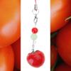 Fashionable Cellphone Charm Stylish Tomato and Orange Phone Chain Versatile Keychain Decoration for Bags and Wallets