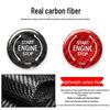 Real Carbon Fiber One-Button Start Ignition Decal for BMW, Mercedes-Benz, Volkswagen, Toyota, Nissan, Honda, Suzuki