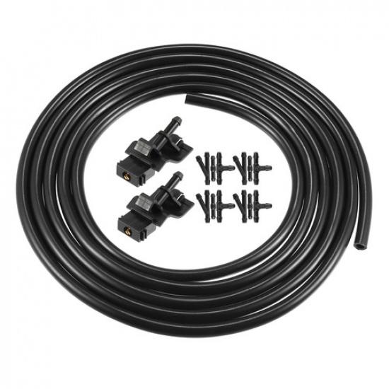 2pcs Windshield Washer Nozzle 2.5m Hose Kit for Toyota Corolla Camry 85381-12300