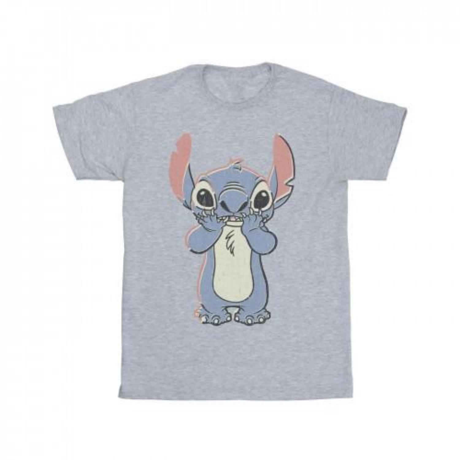 Disney Mens Lilo And Stitch Big Print T-Shirt XXXXL