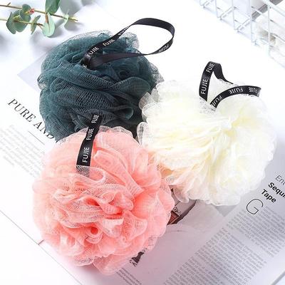 1pc Bad Ball Handtuch Große Schöne Weiche Bad Zubehör Rub Back Rub Bad Nicht Lose Bad Blume