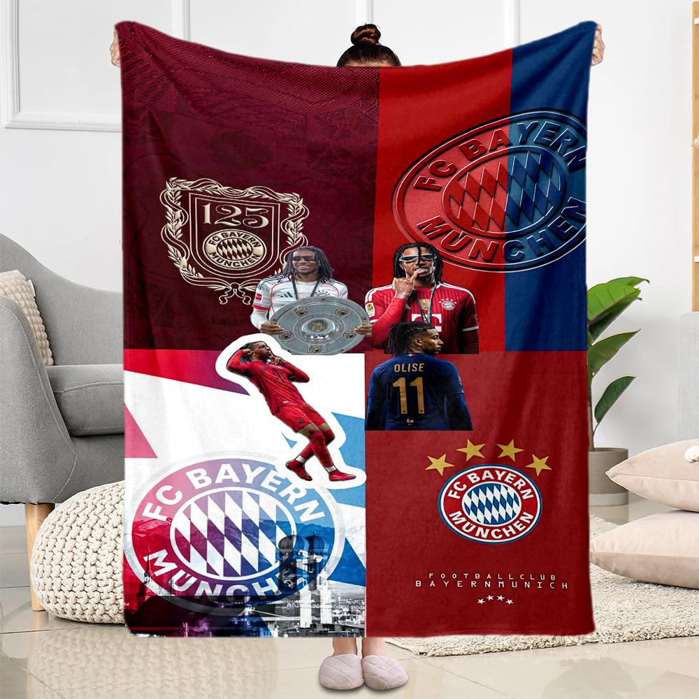 Bayern Munich Blanket Soft & Cozy Great for Office Couch Livingroom for All Occasions Warmthful Decor Gift for Travel Home Birthdays