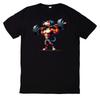T-Shirt Lustiges Bodybuilding TierWird in neuem Fenster oder Tab geöffnet