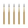 5Pcs Dental Carbide Burs FG7114 FG7214 FG7714 High Speed Drill Trimming Finishing Tool