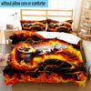 Galactic Gaming Game Controller 3pcs Bedding,Including 1pc Duvet Cover And 2pcs Pillowcases Perfect for Christmas,Ideal for Bedroom, Dormitory