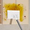 Mini Mop with 4 Reusable Clothes Flexible Easy Assembly Pet Hair Remover Mop Bathroom Corner Mop Wet/Dry Cleaning Tool