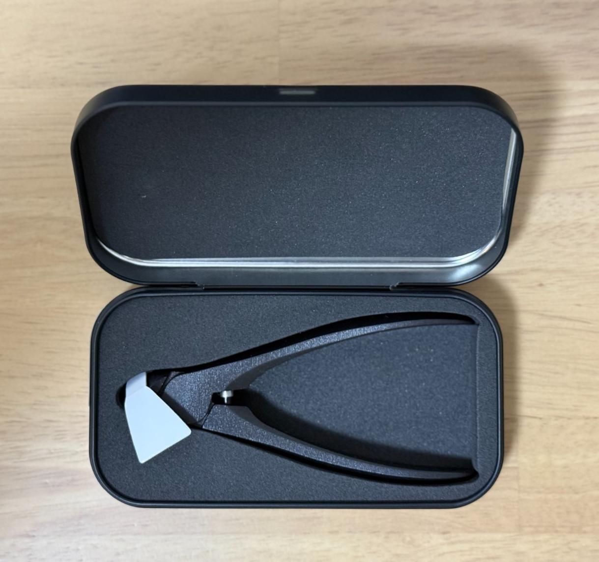 SUWADA Classic L Black Nail Nipper Clipper Case Made Japan Tsubame Sanjo