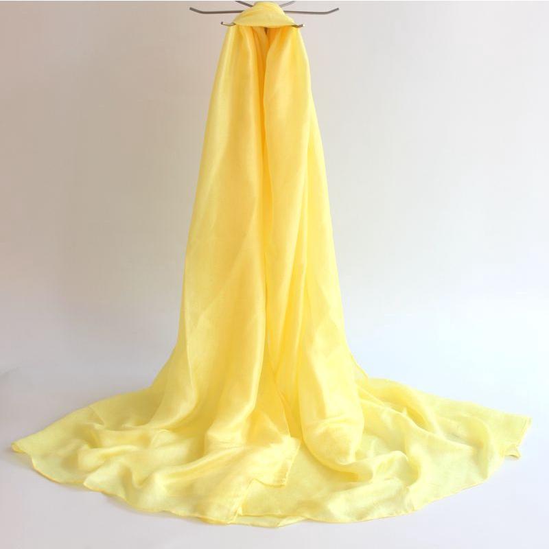 Neuer niederländischer Leinenschal für Damen, einfarbig, Baumwolle und Leinen, All-Match-Schal, Sonnenschutz, Strandtuch, Perle