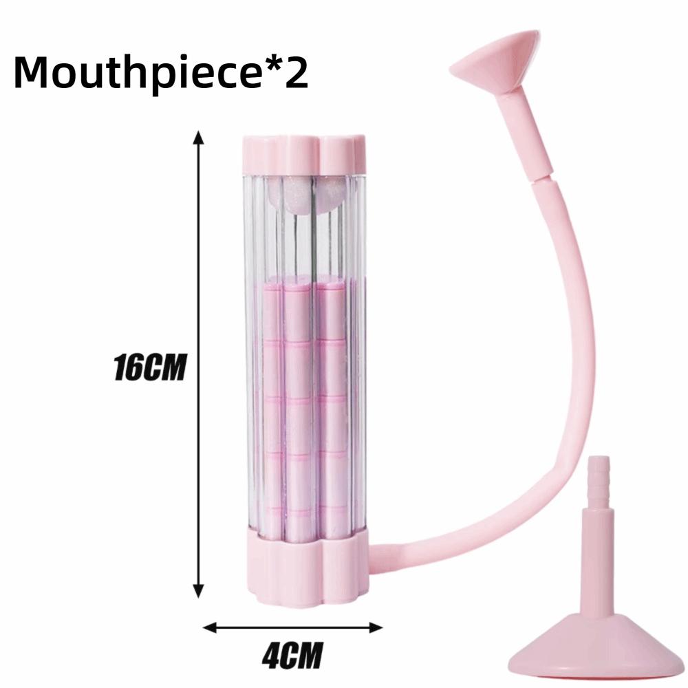 

Компактный тренажер для легких, портативное устройство для дыхательных упражнений, оборудование для глубокого дыхания, домашний спортзал розовый