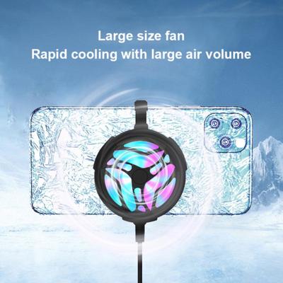 Universal RGB Mini Telefon Lüfter USB Kühler Gaming Kühler Kompatibel für I Phone S Amsung X Iaomi R Edmi H Uawei Nova