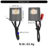 Quick Install Handlebar Direction Indicator For Electric Scooters Weatherproof ABS Housing Night Driving