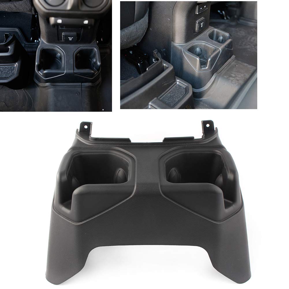 

GZYF Jeep Wrangler JL Drink Car Console Cup Rear Floor Compatible with Jeep Wrangler JL 2019 2020 2021 2022 Holder, Parts, Holder, Bottle/Beverage чёрный