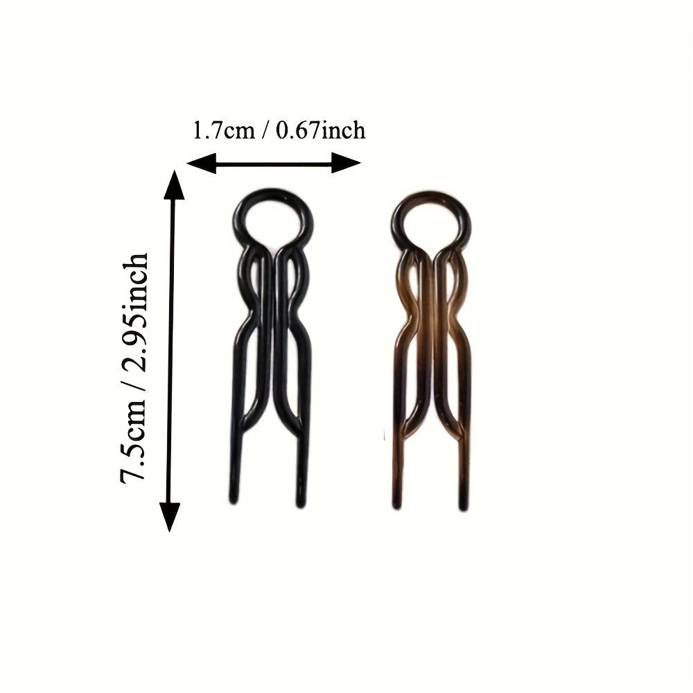 Vintage Hair Clip 5pcs Minimalist Oval Hair Clip Set Vintage, Matte Finish, Hollow Design for Women's Simple Curly Hairstyles