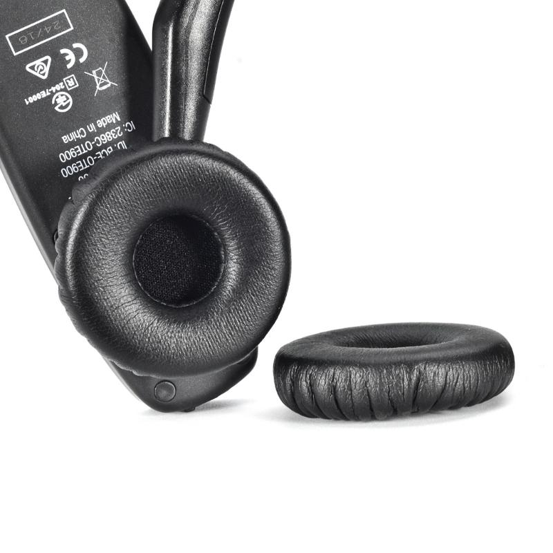 1Pair Earpads Protein Leather Ear Pads Ear Cushions Cover Memory Foam Earmuff for VXI C400-XT 204159 Headsets