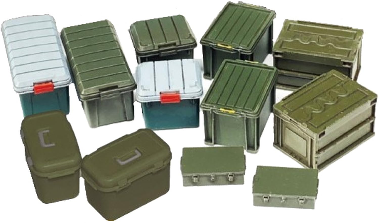 

Twilight Model Scale Resin Kit JGSDF Storage Box Set 2 1/35 TM-27 (Scenery)
