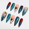 INS Hot Selling Accept Customization Duck Shape Artificial Fingernails Manicure False Nails with Glue Stickers Press on Nails