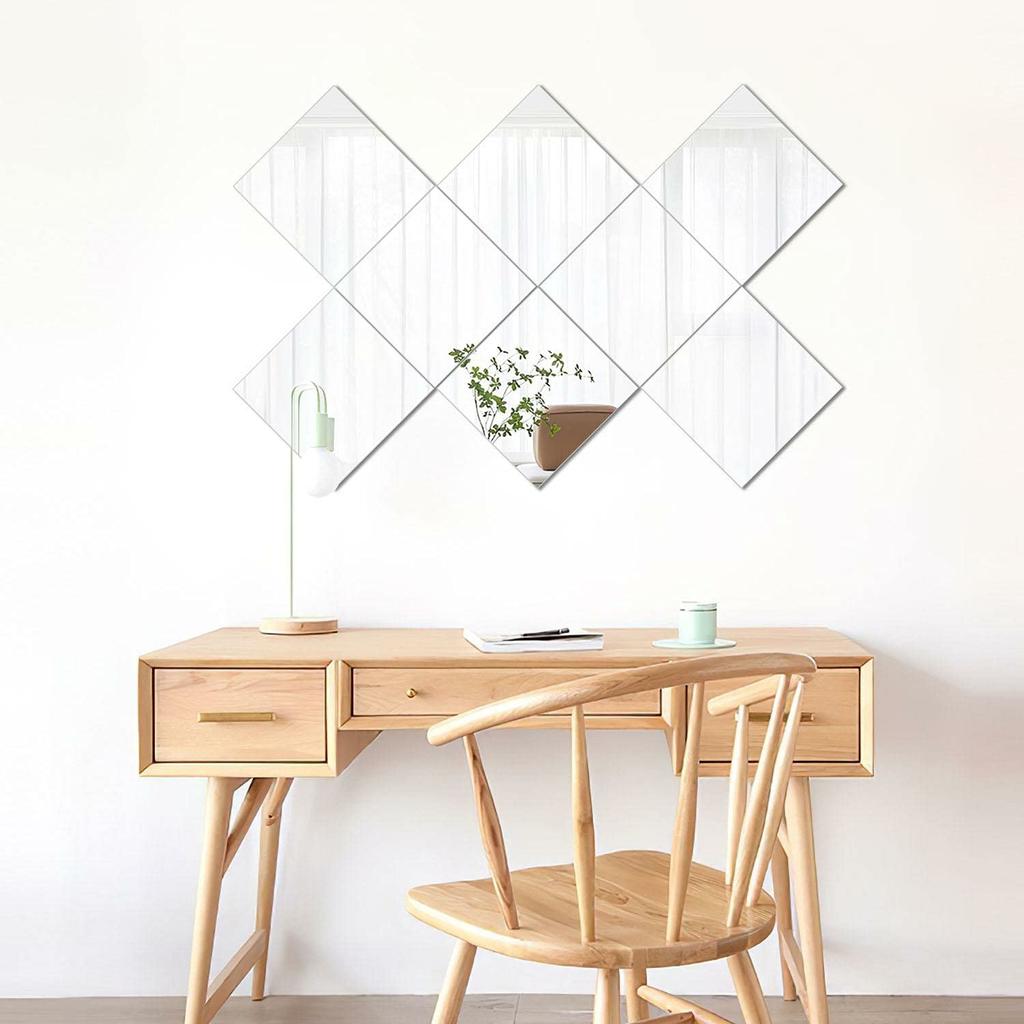 Mirror Workshop Paste Wall Free Association DIY Glass Frameless Set of 4 Miruo-kun's Mirror, Hanging, Full-length Mirror, Mirror, Mirror, Full-length