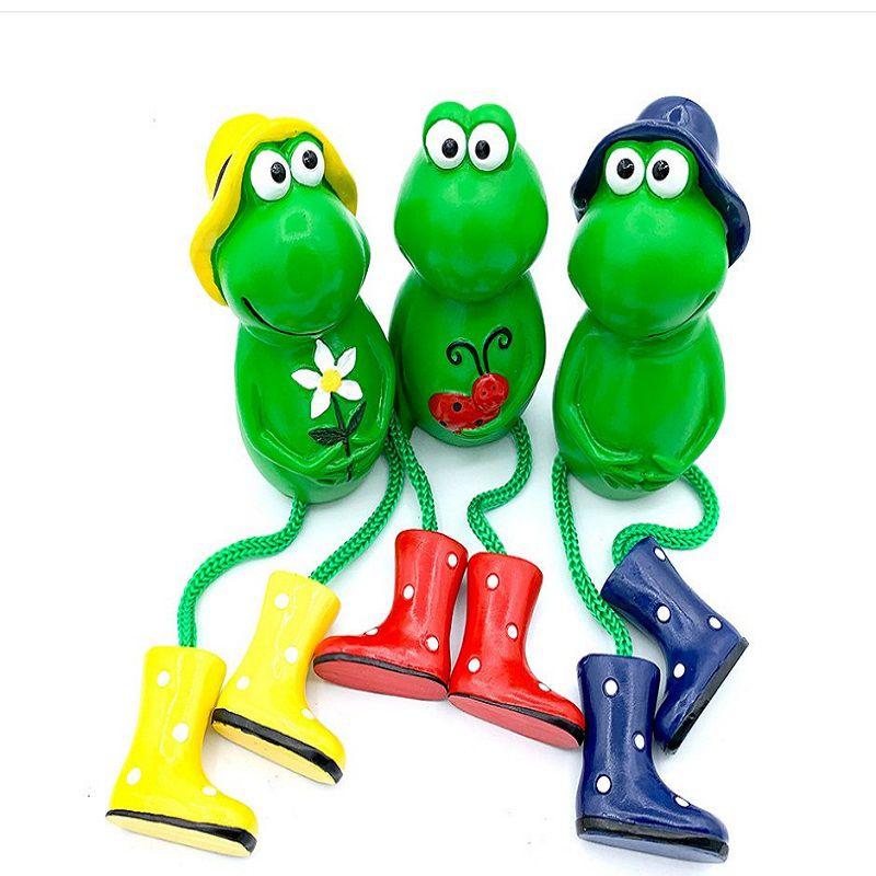 Charming Frog Ornaments For Outdoor Garden And Flowerpot Decoration Set Of Three