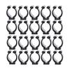20Pcs Fishing Rod Holder Clip Replacement Billiards Pool Cue Clips Fishing Rod Storage Clips for Fishing Rod Pool Cue