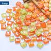 450pcs 1cm Colorful Crystal Glass Mosaic Tiles for Creative DIY Children's Art