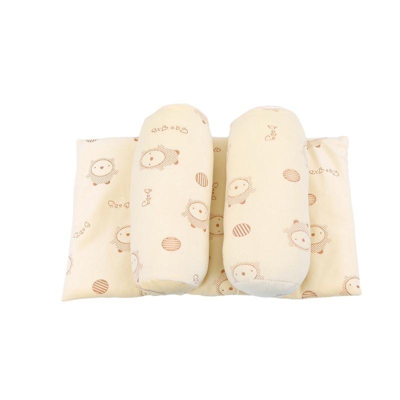 

Съемная розовая / синяя / бежевая мягкая подушка для поддержки головы для младенцев и малышей из хлопка бежевый