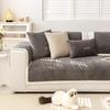 Plush Sofa Cushion Non-Slip Cream Style Winter Cushion Simple Modern Living Room Backrest Sofa Cover Slipcover