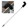 Roofing Tool Home Telescopic Extendable Pole Gutter Cleaning Tool Gutter Brush Cleaner for Debris Twigs Garden Kitchen Bedroom