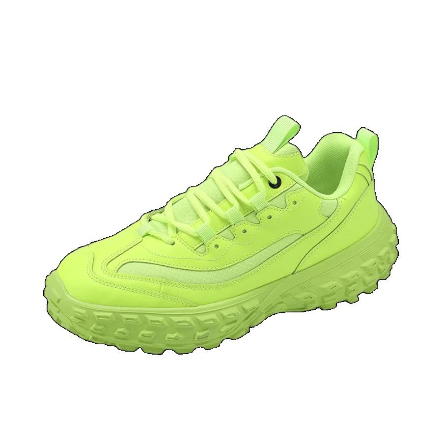 

2025 new Men s thick sole increase non-slip casual sports shoes walking vulcanized shoes men s running walking shoes men shoes 39 зелений