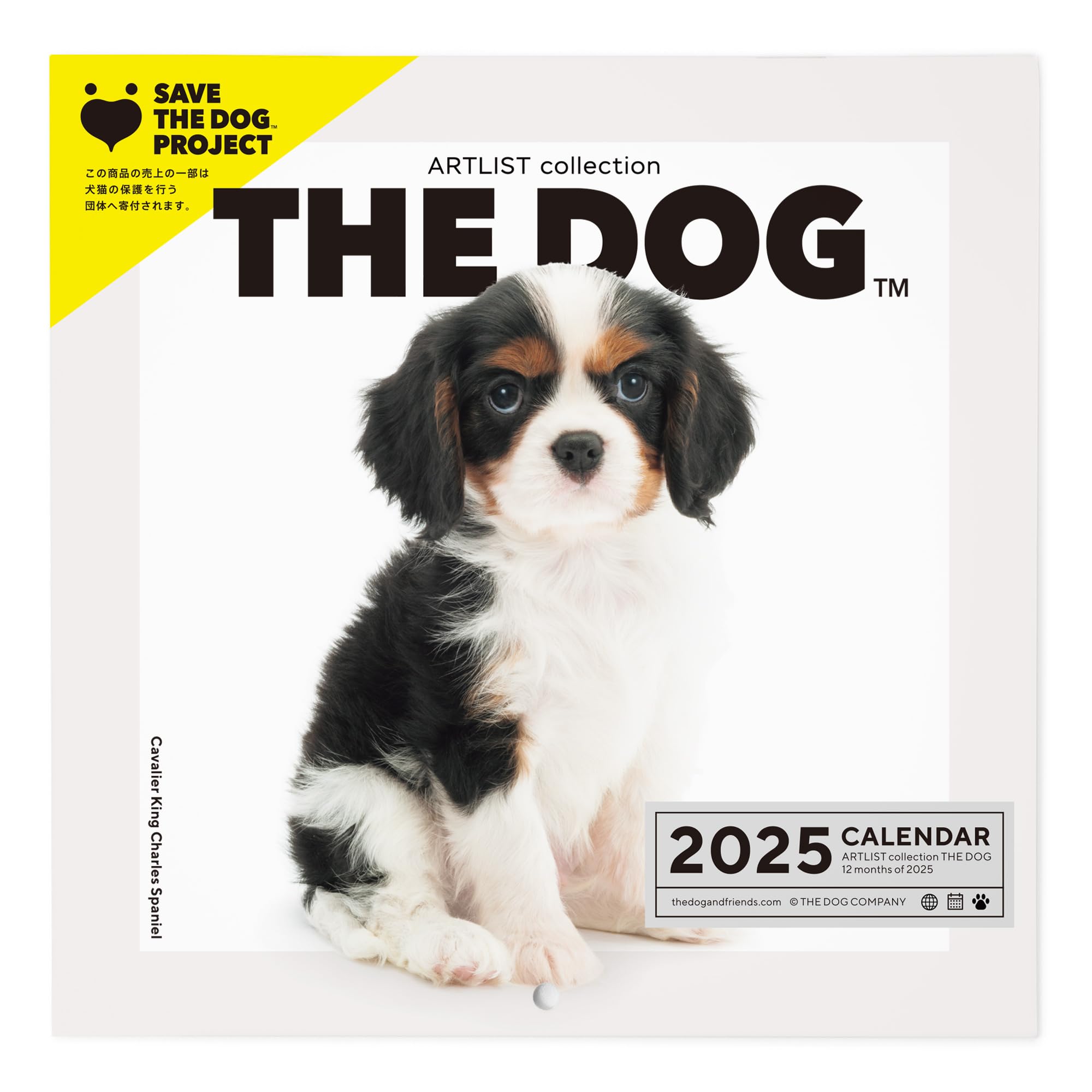 

Календарь THE DOG 2025 настенный мини-размер [Кавалер Кинг Чарльз Спаниель]