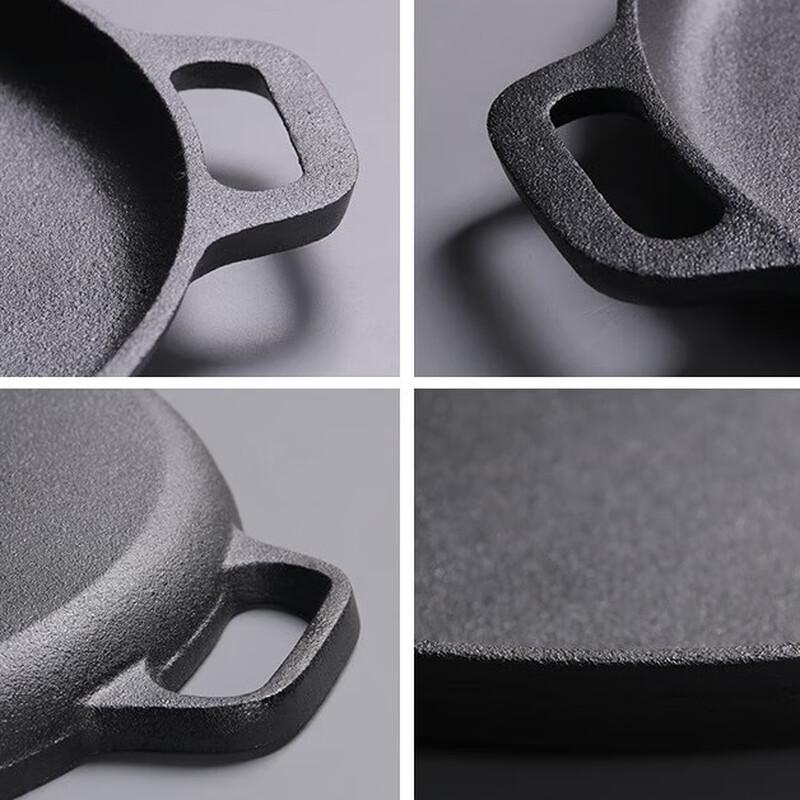 ZISIZ Cast Iron Non-Stick Pancake Griddle