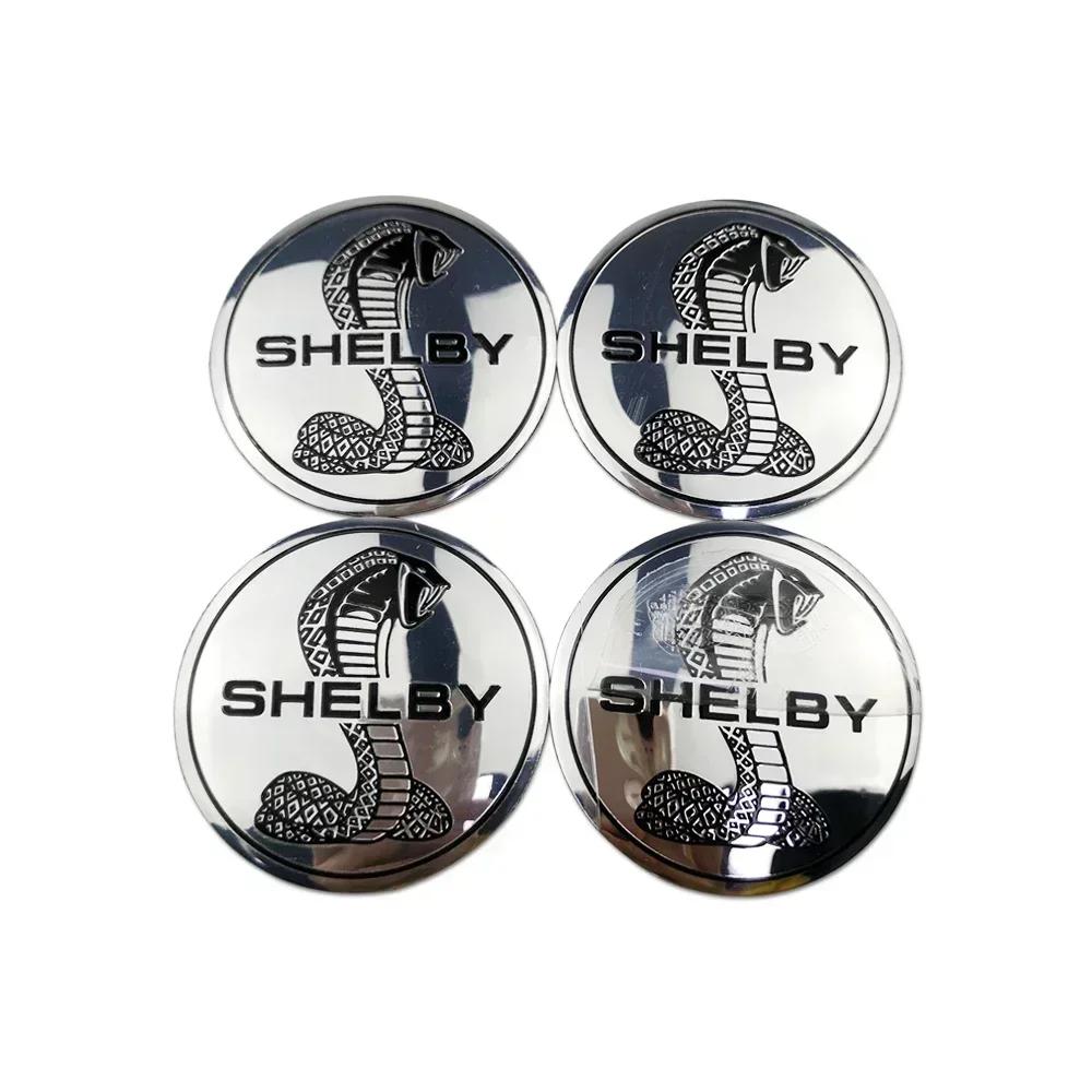 4pcs 56mm Auto Wheel Hub Center Caps Emblem Decals For Ford Fusion Ecosport F36 Kuga ST Explorer Fiesta Focus 2 Mondeo Edge Transit