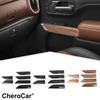 4/6Pcs Door Handle Side Decor Trim Cover For Chevrolet Silverado GMC-SIERRA 19+