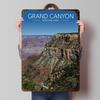 Grand Canyon National Park Stylised Travel Printed Poster Customized Retro Wall Art Vintage Metal Tin Signs for Home Desk Decor