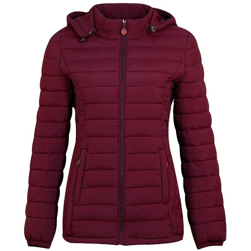 Women's Parkas Lady Winter Thickened Slim Warm Jackets Female Hooded Parkas Women Padded Jacket Ultralight Coat