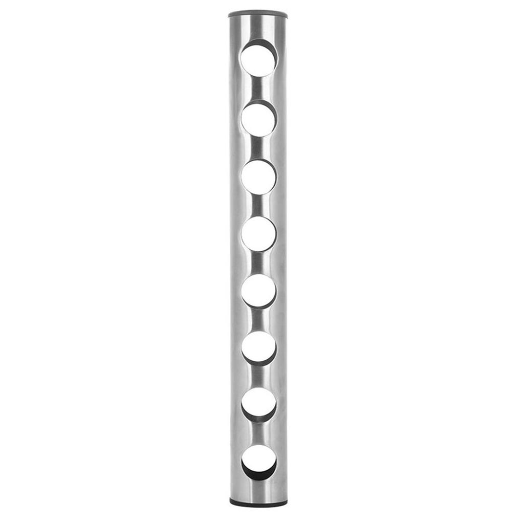 Stainless Steel Wine Rack Wall Mounted Kitchen Home Bar Holder Wines Shelves(8 Holes)