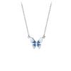 Collana con Ciondolo a Farfalla Sfumata Semplice Collana a Catena per la Clavicola alla Moda per Donne Accessori Gioielli Trendy