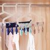 Multifunction Socks Drying Storage Racks Organizer Bathroom Travel Clothespin Travel Folding Cloth H