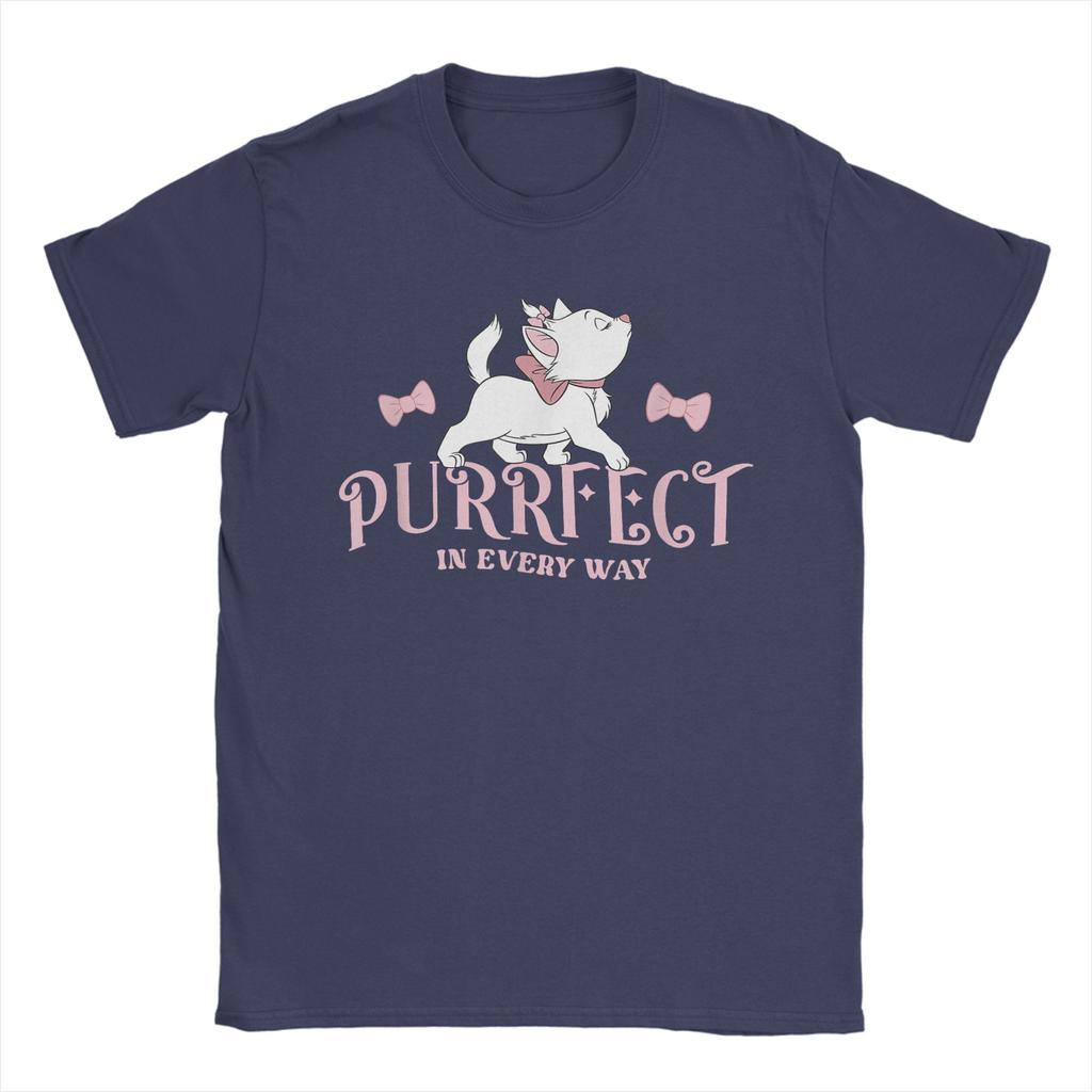 Men The Aristocats Elegant Marie Purrfect In Every Way T Shirts Cotton Clothes Novelty Short Sleeve Round Neck Tees Gift Idea