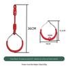 WEZHO Kids Outdoor Climbing Rope Rings