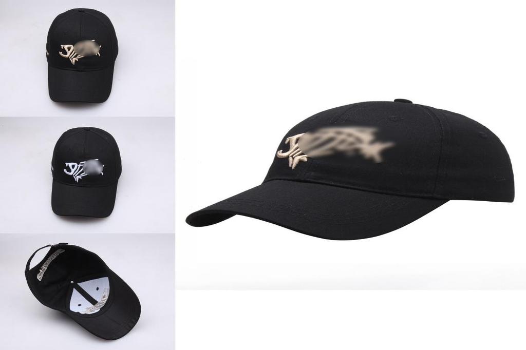 Fashionable Embroidered Baseball Cap For Men And Women Breathable Cotton Material