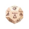 1/2Pcs Wooden Meditation Decision Dice Stress Relief 12-Sided Health Activity Decider Dice Men Women Self-Care Dice Birthday Anniversary Christmas