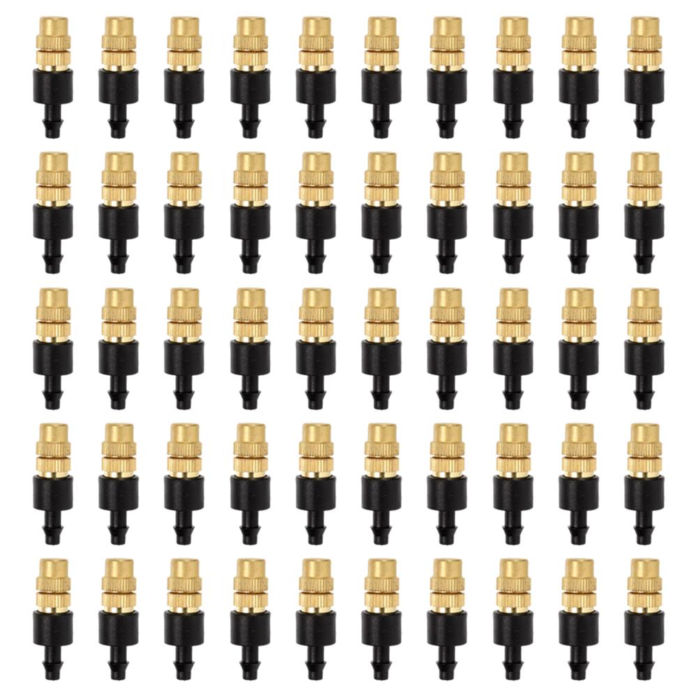 10-100pcs Adjustable Copper Mist Nozzle Garden Sprayer Nozzle Greenhouse Lawn Water Sprinkler Outdoor Garden Equipment