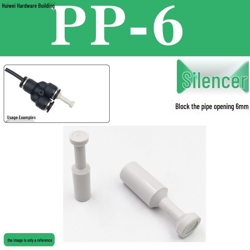 Pneumatic Quick Connect Air Hose Plug Cap PPF Series: Push-in Plastic Stopper
